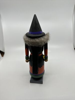 Owa Halloween Witch Nutcracker RARE E.R. Merck Old World Wooden