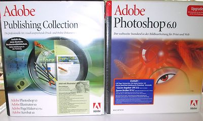 Adobe Publishing Collection , Apple Mac System 7.5.3 + , Photoshop 6 upgrade