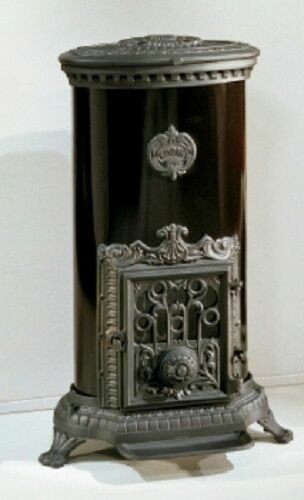 NEW 5 kw Petit Godin 3720 Brown French Made Cast Iron Wood Coal Multifuel  Stove | eBay