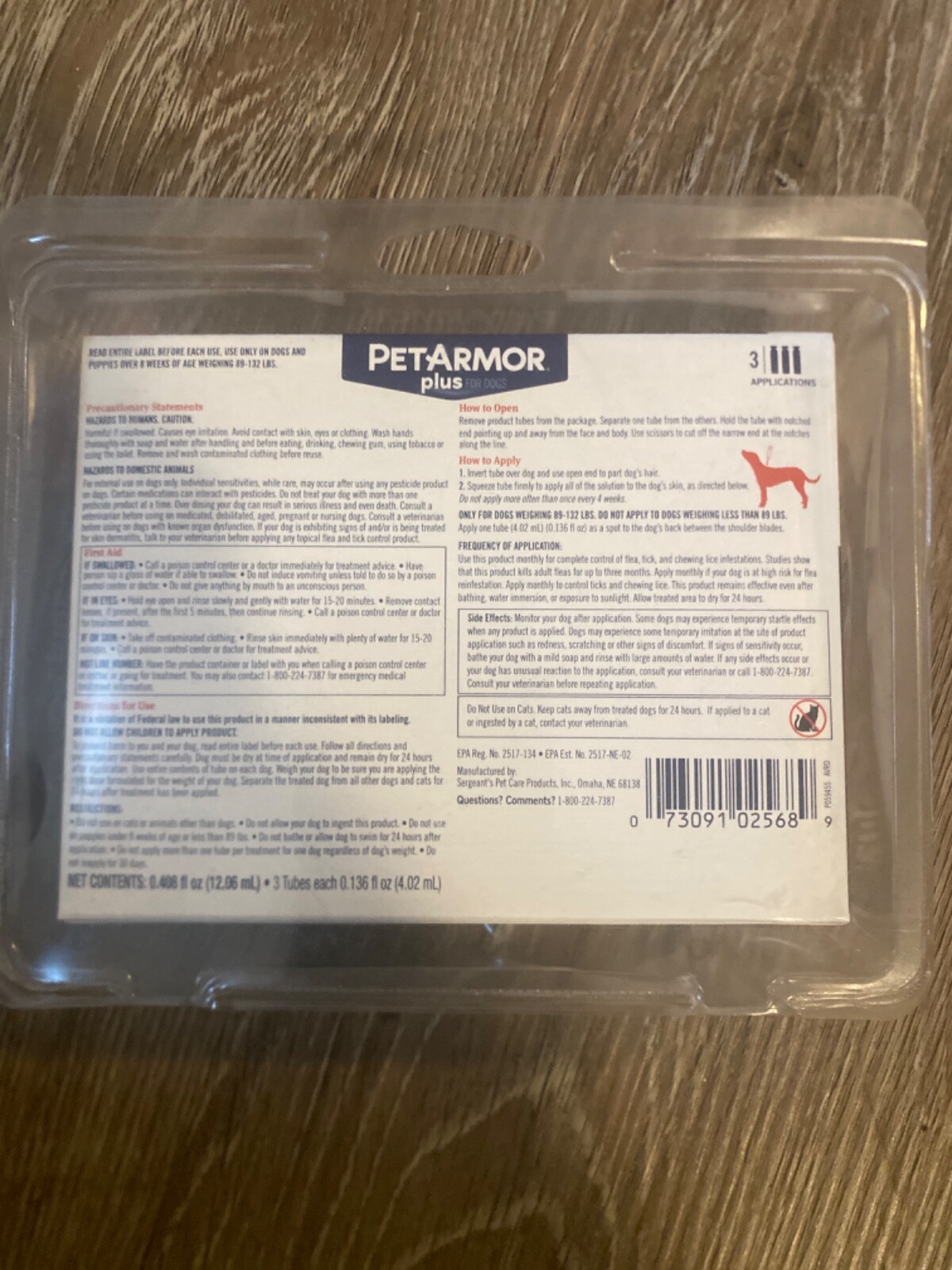 Pet Armor Plus Flea And Tick Treatment For X Large Dogs Pack Of 3 pet-armor-plus-flea-and-tick-treatment-for-x-large-dogs-pack-of-3