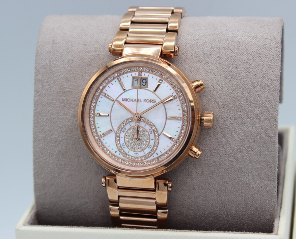 Authentic MK Rose Gold Watch Michael Kors Women main image 3