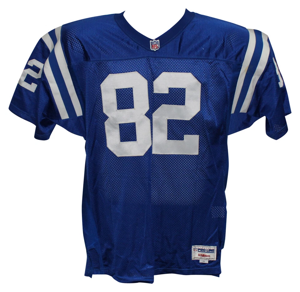 Raymond Berry Signed Baltimore Colts Wilson Proline Blue 48 Jersey BAS 33601 - Image 4 of 4