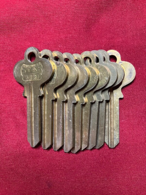 Lot Of 9 Star 5ER1 Keyblanks(ER1, 119), For Earle Locks