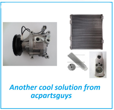 NEW AC MASTER SERVICE PACK KIT Kubota L4740 OEM Compressor Drier Condenser 
