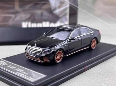 King Model 1/64 Mercedes-Benz S65 AMG W222 Black Diecast Car Model