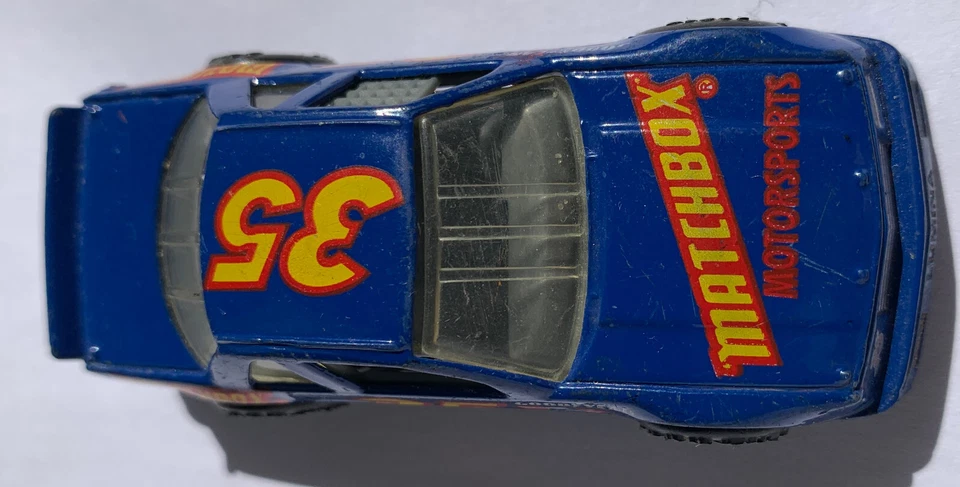 Matchbox Chevrolet Lumina blau 1:66 Made in China 1990 - Bild 3 von 4