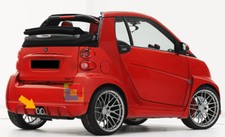 TERMINALI DI SCARICO CROMATI INOX DOPPIO USCITA INOX SMART 451 2007 IN POI