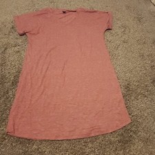 Shein Women Orange Short Sleeve Dress V-Neck  US Size 6