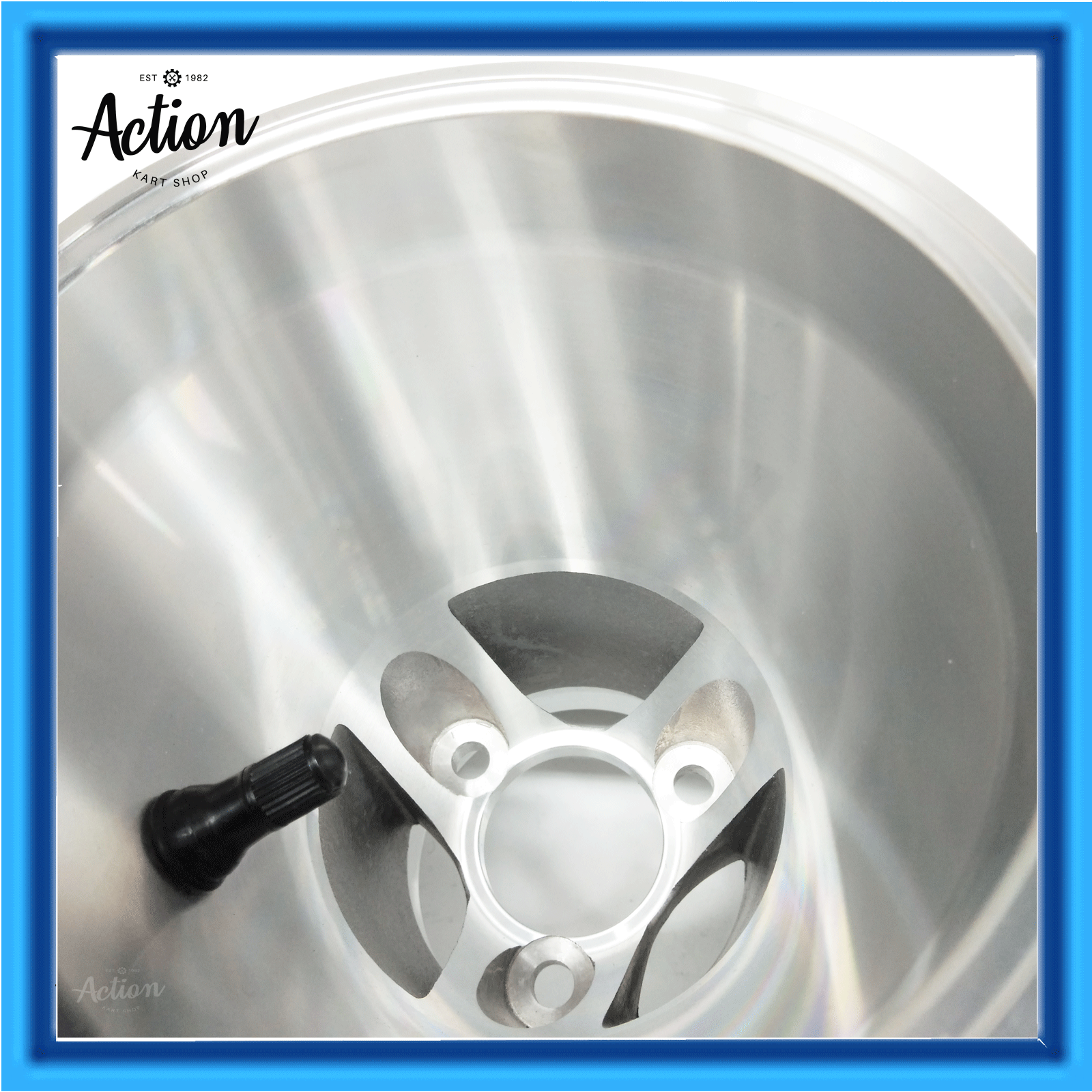 GO KART 5" REAR WHEEL 208mm or 8" WIDE FUTURA SPOKE DESIGN BOLTON