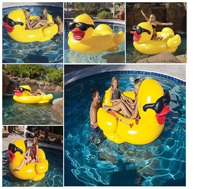 giant inflatable derby duck