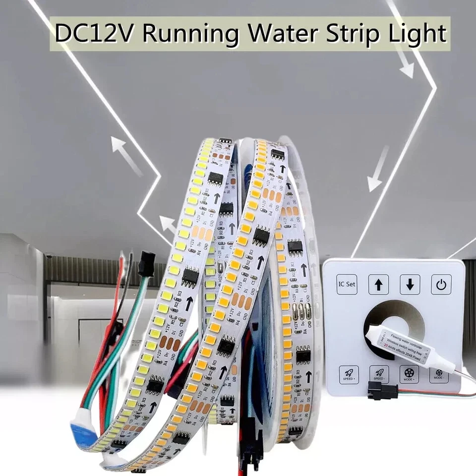 DC5V 12V 24V Touch Panel LED Dimmer Switch RF Wireless Controller For LED Strip - Image 2 of 4