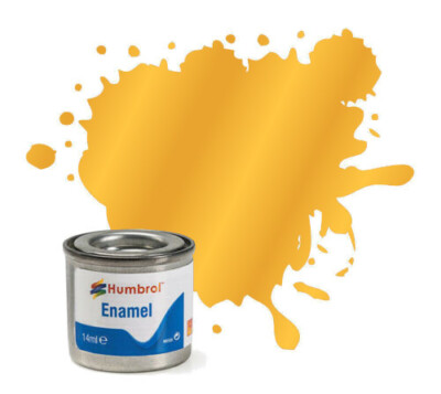 Peinture Métallisée Humbrol N°54 - Laiton - En Pot De 14ml - Peinture Email - Fabriqué Au Royaume-Uni