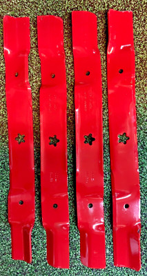 Craftsman USA OEM XHT OMEGA 3-N-1 42'' BLADES 422719 138971 134149 4 PAK FREE FDX