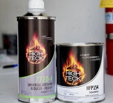 HIGH TECK HFP154 FORD YZ/Z1 OXFORD WHITE BASECOAT AUTO PAINT QUART SIZE+REDUCER!