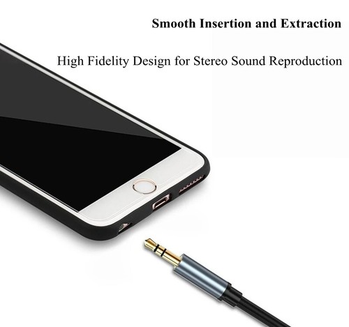 9FT 6.35mm 1/4" Male to 3.5mm 1/8" Male TRS Audio Aux Adapter Conversion Cable - Picture 11 of 15
