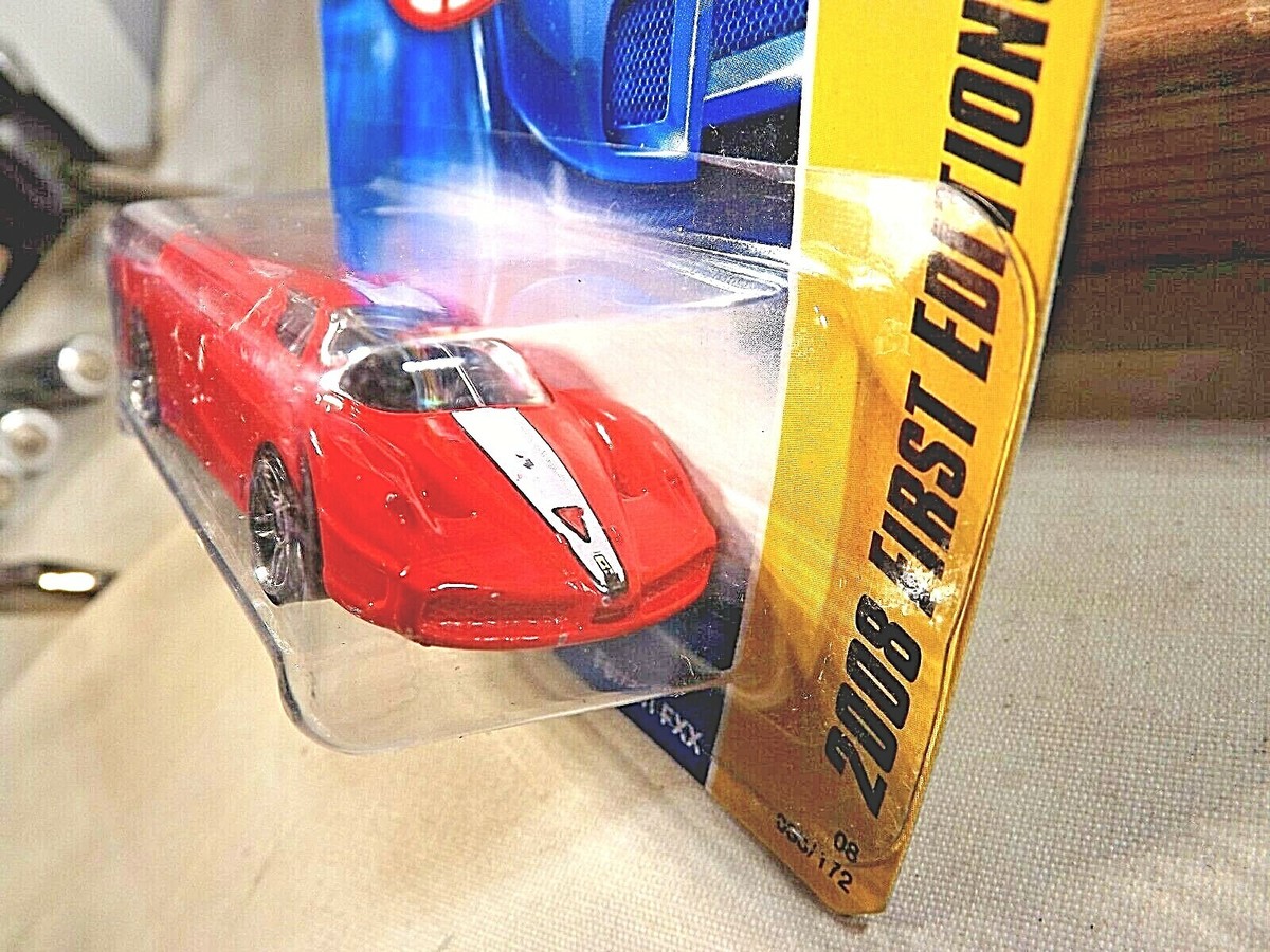 2008 Hot Wheels #33 First Editions 33/40 FERRARI FXX Red w