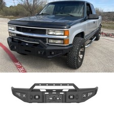 Fit Gmc Sierra Chevrolet Ck 150025003500 1988-1998 Steel Front Winch Bumper Fit Gmc Sierra Chevrolet Ck 150025003500 1988-1998 Steel Front Winch Bumper
