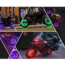 Motorcycle Wheel Hub Lamp Wireless Power Wheel Refit Locomotive Colored Lights