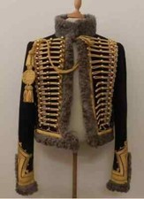 Military Napoleonic Hussar Jacket Tunic Pelisse Jimi Hendrix