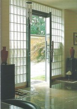 VETROMATTONE RETTANGOLARE NEUTRO ONDULATO  , dim. 11.5x24x8 spessore 