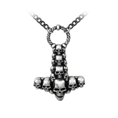 Alchemy Gothic Skullhammer Anhänger - Brandneu