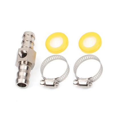 #ad #ad 3 8quot; Fuel Line Fuel Pipe Pressure T Fitting Gauge Sensor Adapter Repair Parts $12.08