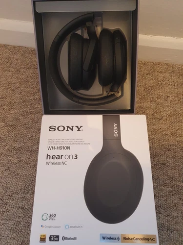 SONY HEADPHONES  WH-H910N H.EAR ON 3 Noise Cancelling Wireless - **used once