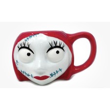 Disney Nightmare Before Christmas Sally Face Mug 3D Sculpted Halloween Cup