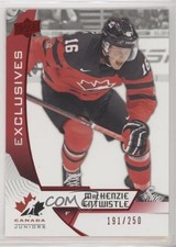 2019 Upper Deck Team Canada Juniors Exclusives /250 MacKenzie Entwistle #25 1s4