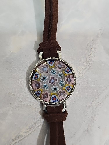 GlassOfVenice Rosetta Murano Glass Millefiori Bracelet - Multicolor Pink