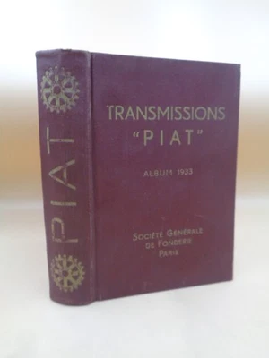 Transmissions "PIAT" Album 1933 Société Générale de Fonderie - Photo 1/4