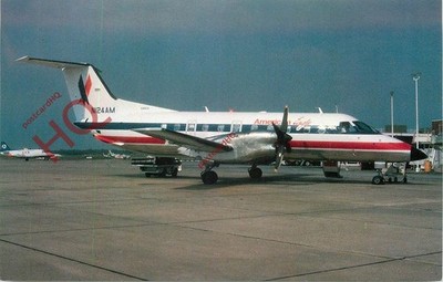 Ansichtskarte - AMERICAN EAGLE EMBRAER EMB - 120 BRASILIA N124AM [M.J]
