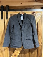 NWT Boy's Cat Jack Grey Sports Coat Blazer Size 12