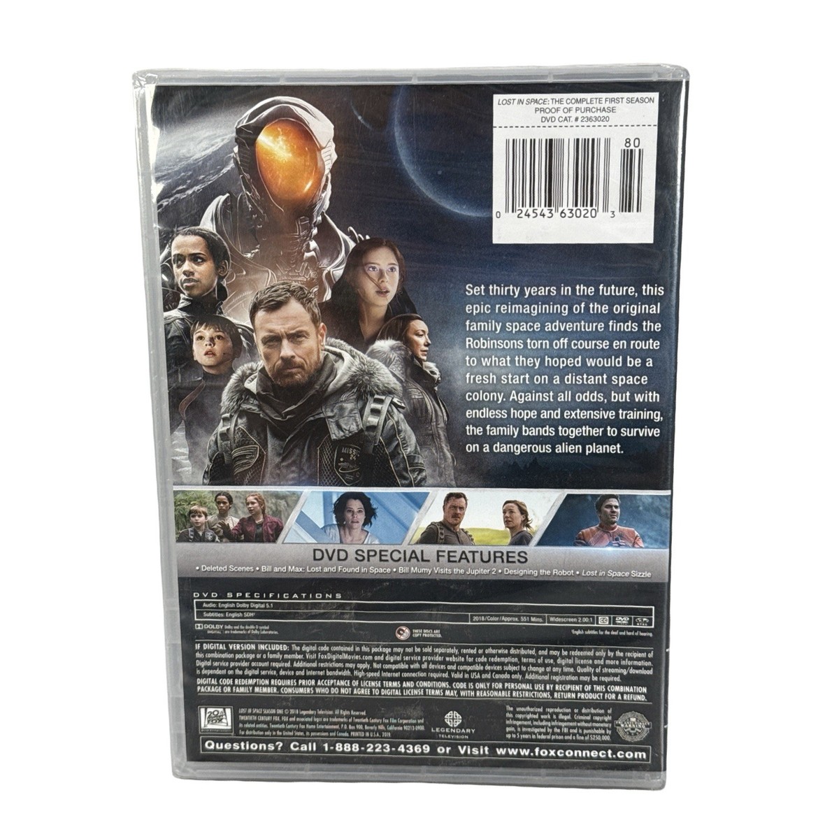 Lost in Space: the Complete First Season (DVD, 2018) for sale