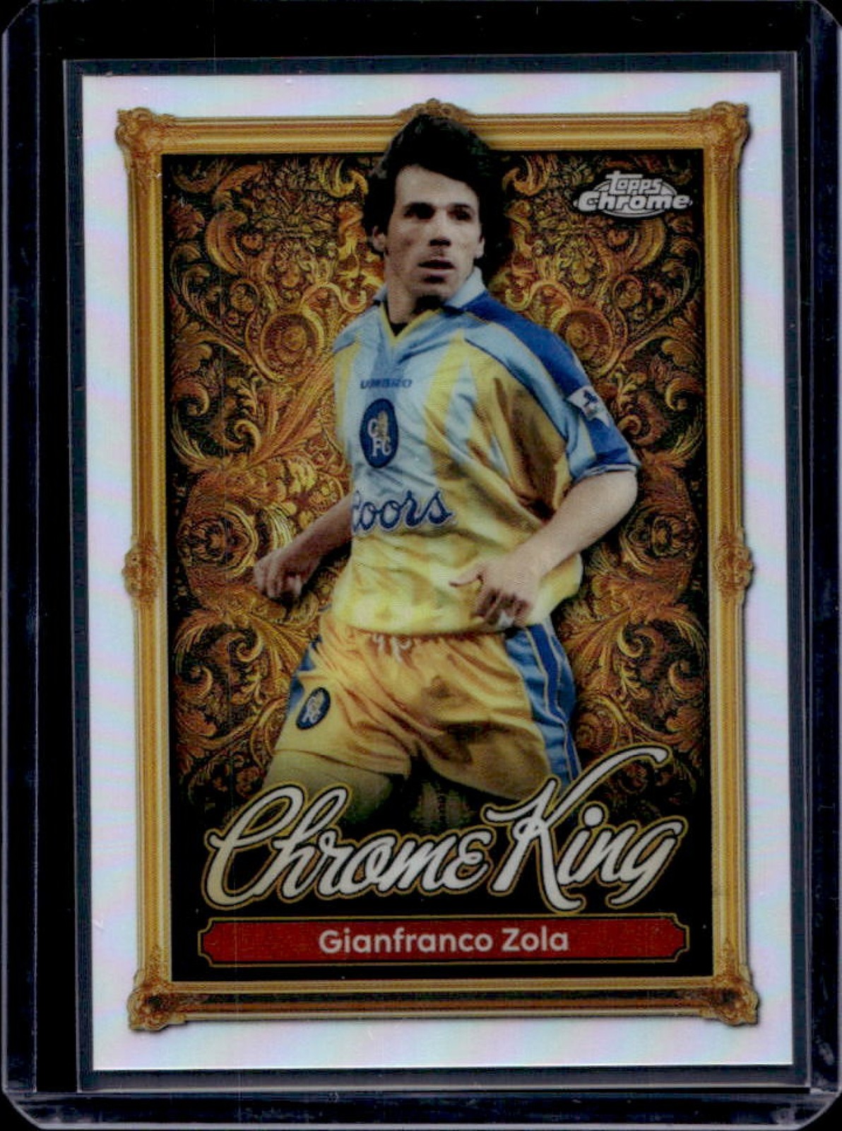 topps 2025 Zola 直筆サイン入りカード Gianfranco Zola 2025 Topps Premier League #CKA-GZ Chrome King