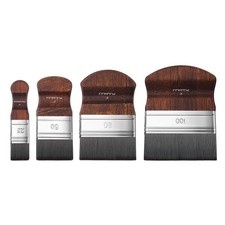 4pcs Flat Paddle Paint Brush Set, Scale Brushes, Large Blending Paint Brush,