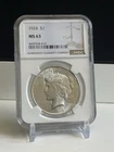 New Listing1924 Silver Peace Dollar $1 MS63 NGC Graded Coin