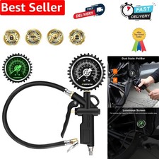Ergonomischer Reifenfüller Messgerät 220 PSI mit verstellbarem Auslöser für alle Fahrzeuge