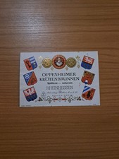 ☆☆Getränke, Weinetikett, Oppenheimer Krötenbrunnen Kellerei Rheinberg Bingen☆☆