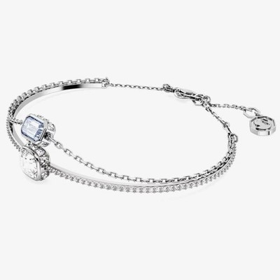 NEU UND VERPACKT Swarovski Stila Armband Stern, blau weiß, rhodinierte Platte & Geschenktüte 119,00 £