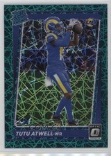 2021 Panini Donruss Optic Rated Rookie Green Velocity Prizm Tutu Atwell 1e19