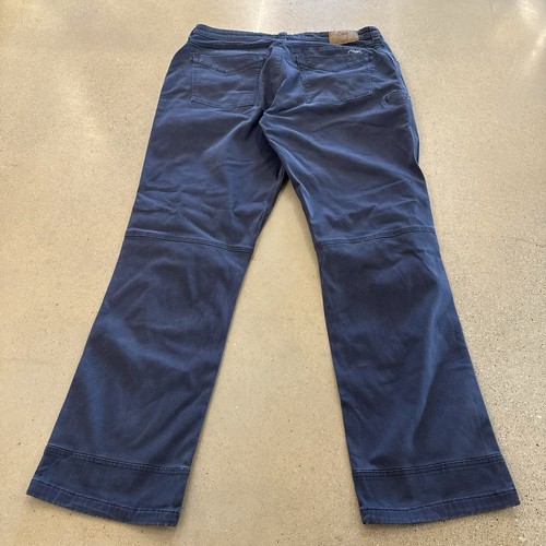 Mountain Khakis Camber 105 Pants Mens 38x34 Classic Fit Straight Leg Hiking Blue - Picture 2 of 5