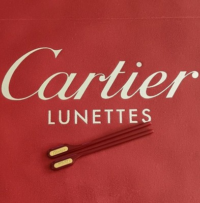 Neu Cartier Bügel Ende Arme Spitze Brille Occhiali Óculos Brille Gafas Santos Must