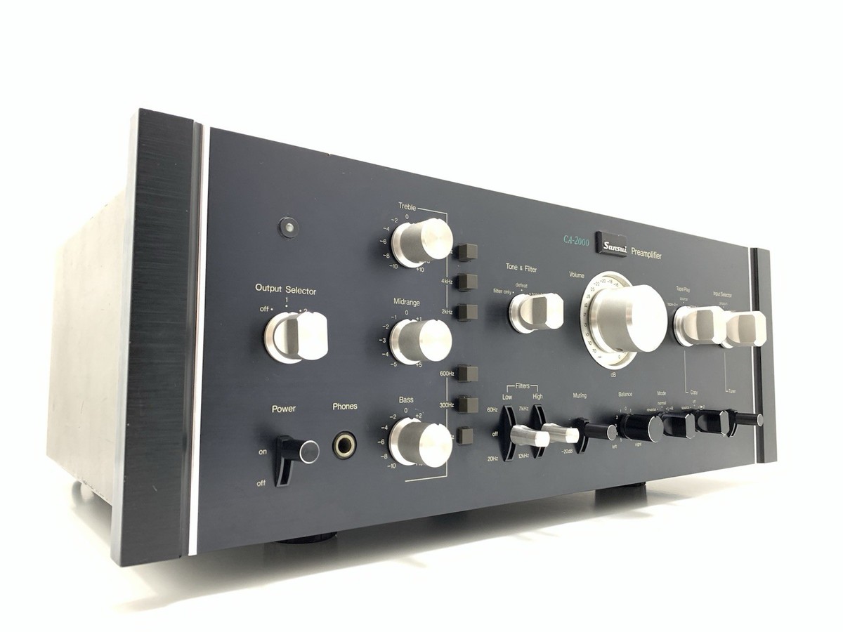 SANSUI CA 2000 Stereo Pre Amplifier Vintage 1977 High End WORK