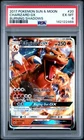 2017 POKEMON SUN & MOON BURNING SHADOWS #20 CHARIZARD GX PSA 6
