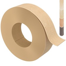 ZYJT Maple Edge Banding 1.5" x 50ft Pre-glued Wood Veneer Tape Furniture Repair