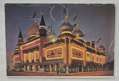 Postcard....World's Only Corn Palace in Mitchell, South Dakota, Postmarked 1978