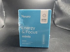 Neuro Extra Strength Energy Caffeine Nootropics for Energy & Focus Mints 05/27