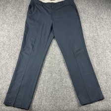 Greg Norman Pants Mens 38x32 Blue Chino Stretch Flat Front Golf Casual