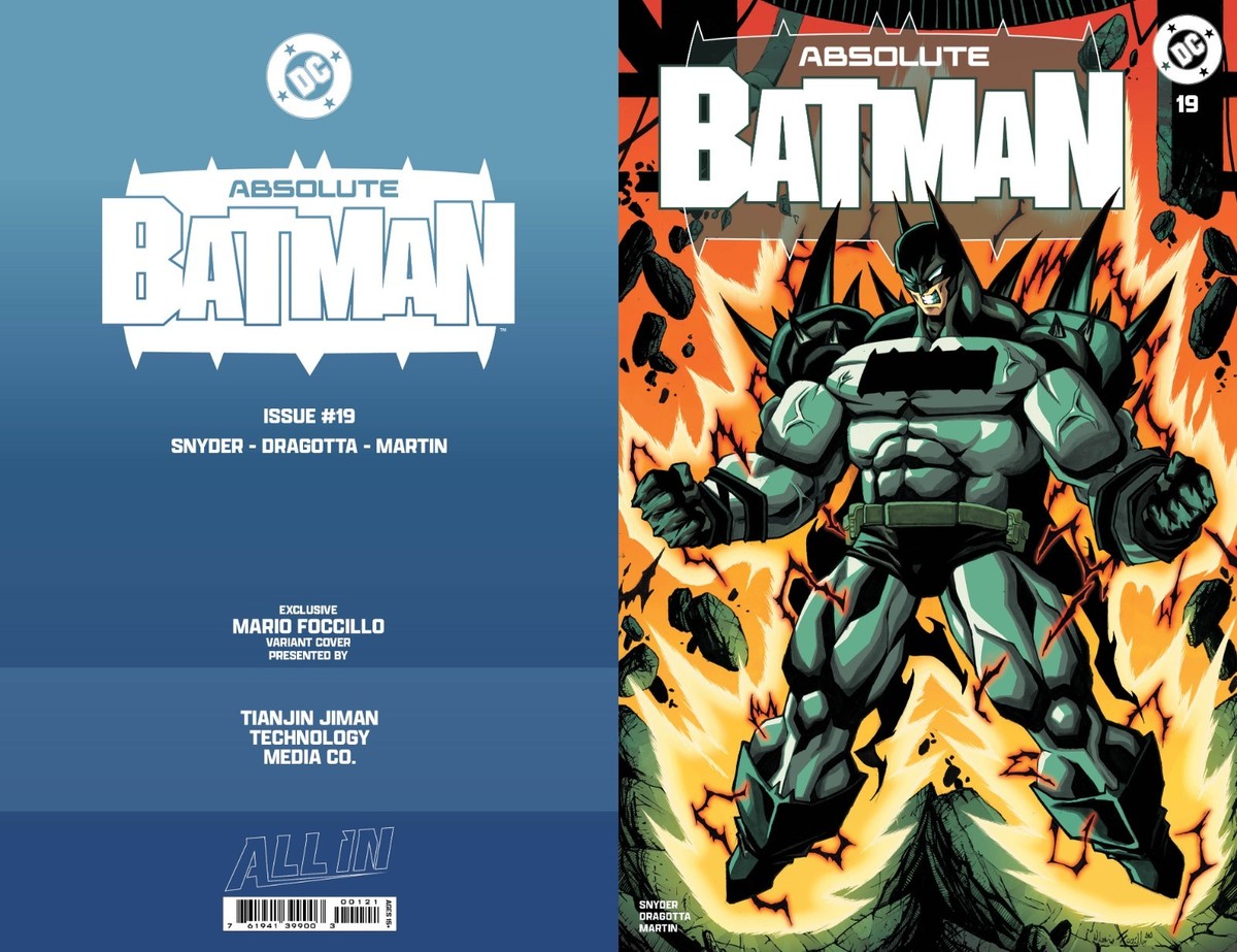 ABSOLUTE BATMAN #19 Mario Foccillo JIMAN COMICS EXCLUSIVE (2PACK